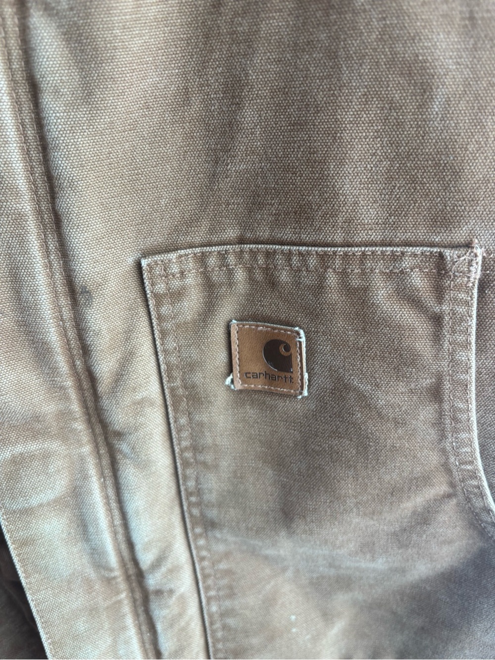 Carhartt mens Brown Duck Active Jacket - Picture 5 of 7